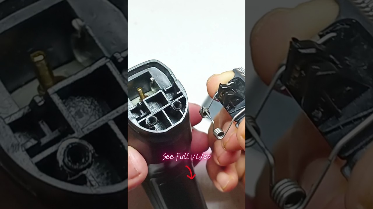 how to repair trimmer machine blade and spring at home #htc #trimmer #repair
