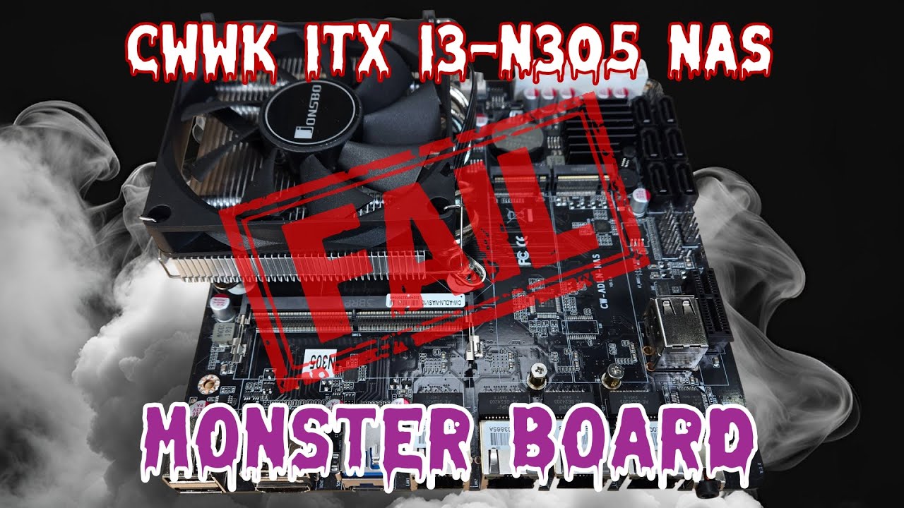 CWWK Intel i3-N305 ITX NAS Motherboard Review (FAILURES)