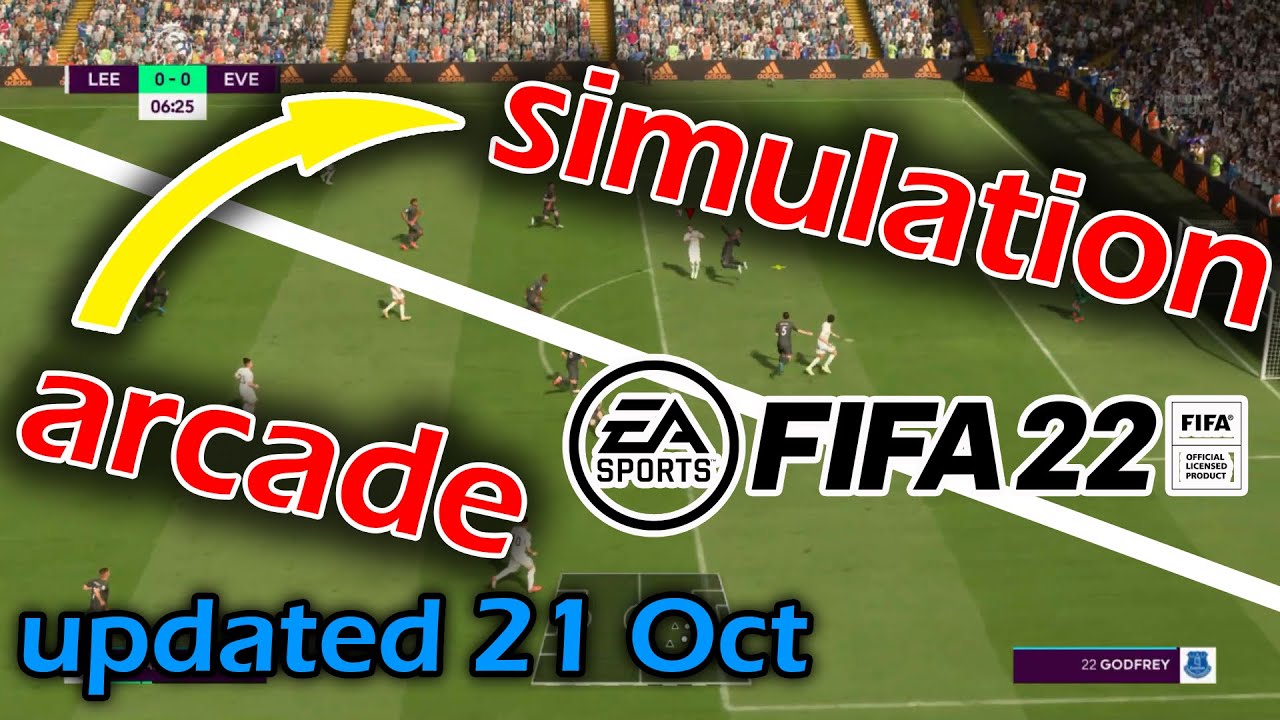 FIFA 22 realistic gameplay by slider adjustments [PS5] (Updated: 21 Oct)