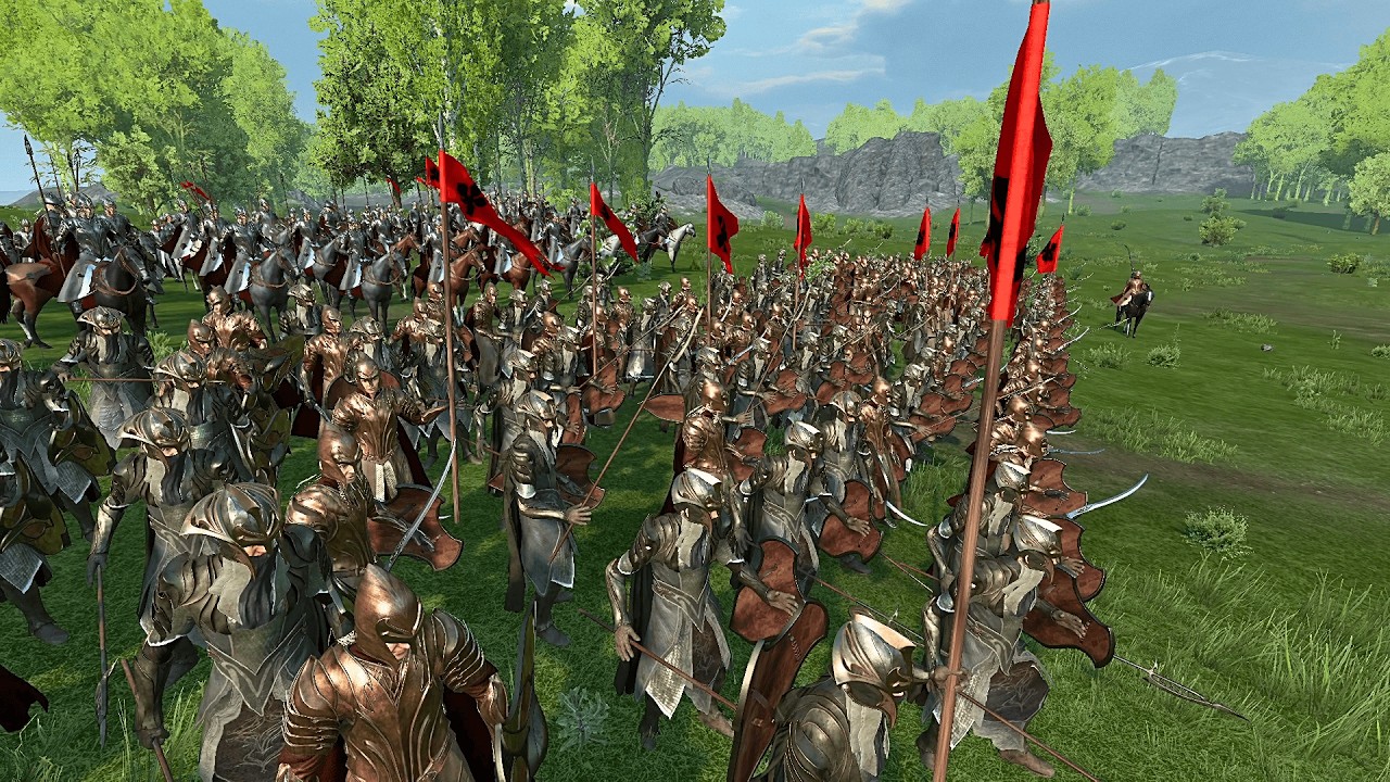 🌲 Oath of the Elven Archers - 500 Mirkwood vs 500 Gondor | Bannerlord