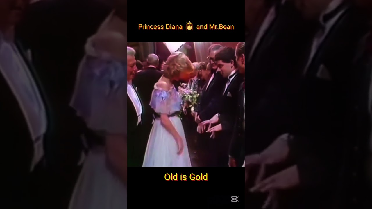 Princess Diana and Mr.Bean 😥😥| Old is Gold #diana #mrbean #shorts #rowanatkinson #camilla