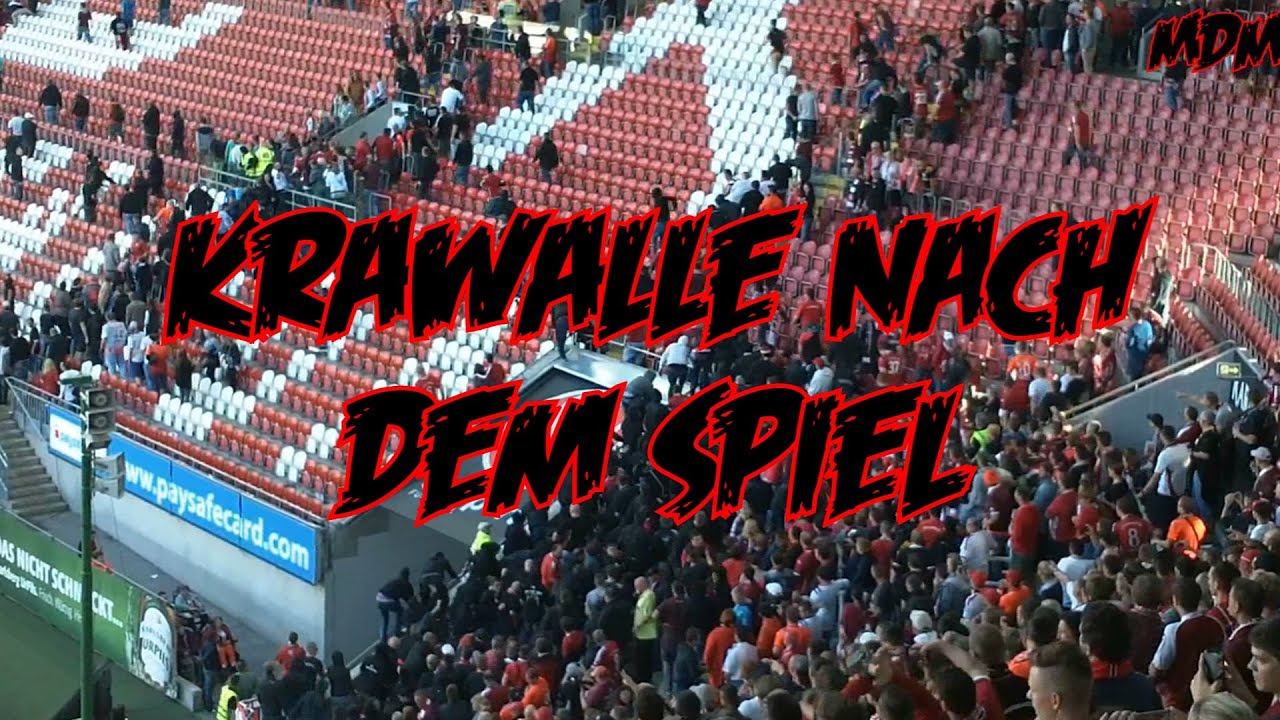 1. FC Kaiserslautern - Karlsruher SC - Kompletten Ausschreitungen nach dem Spiel - 4.10.2014