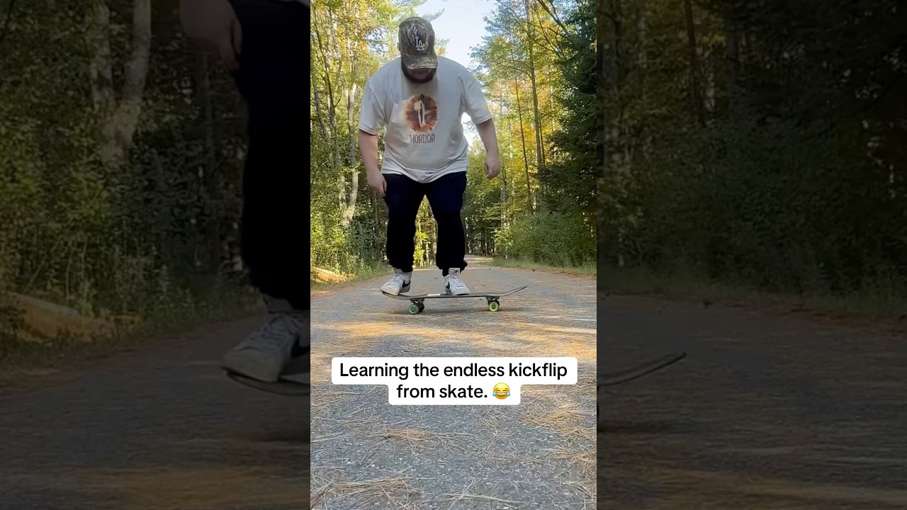 I Finally Landed the Endless Kickflip 😂🛹