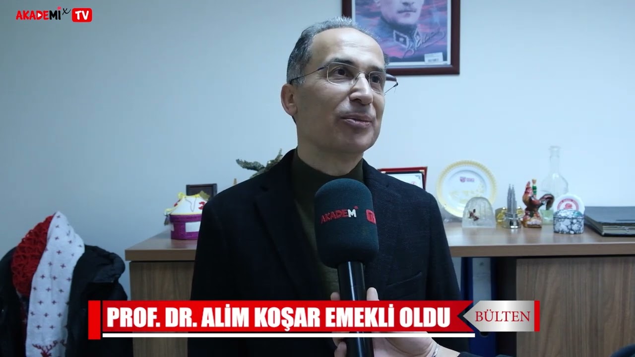Bülten - SDÜ Rektör Yardımcısı Prof. Dr. Alim Koşar, Emekli Oldu!