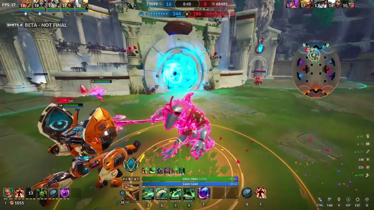 6-1 Enemy missing | Sobek | Arena Match | Smite 2