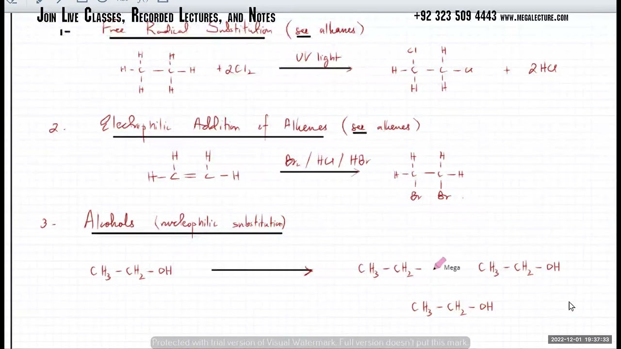 AS 9701 Organic Chemistry Part 13 | Halogenoalkanes | Nucleophilic Substitution
