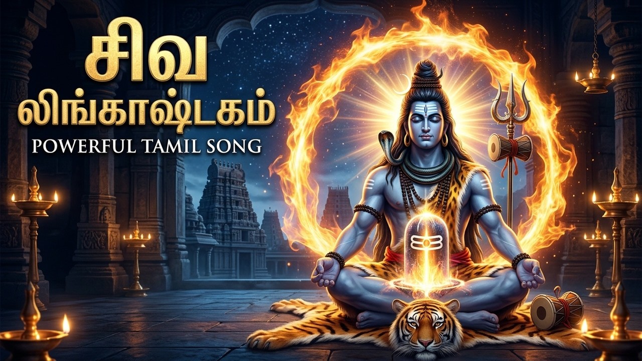 Powerful Shiva Lingashtakam Tamil Song  Sadashiva Lingam Devotional Hymn