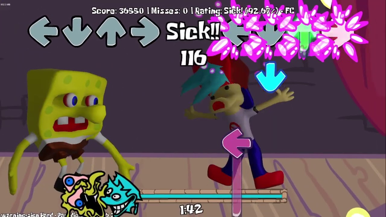 SpongeBob Parodies V4 - Warning sign V2 Gameplay
