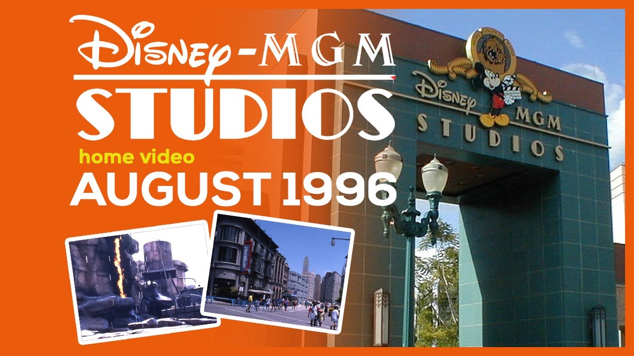 Disney MGM Studios 1996 - home video. Backlot tour, Streets of America, Ace Ventura...