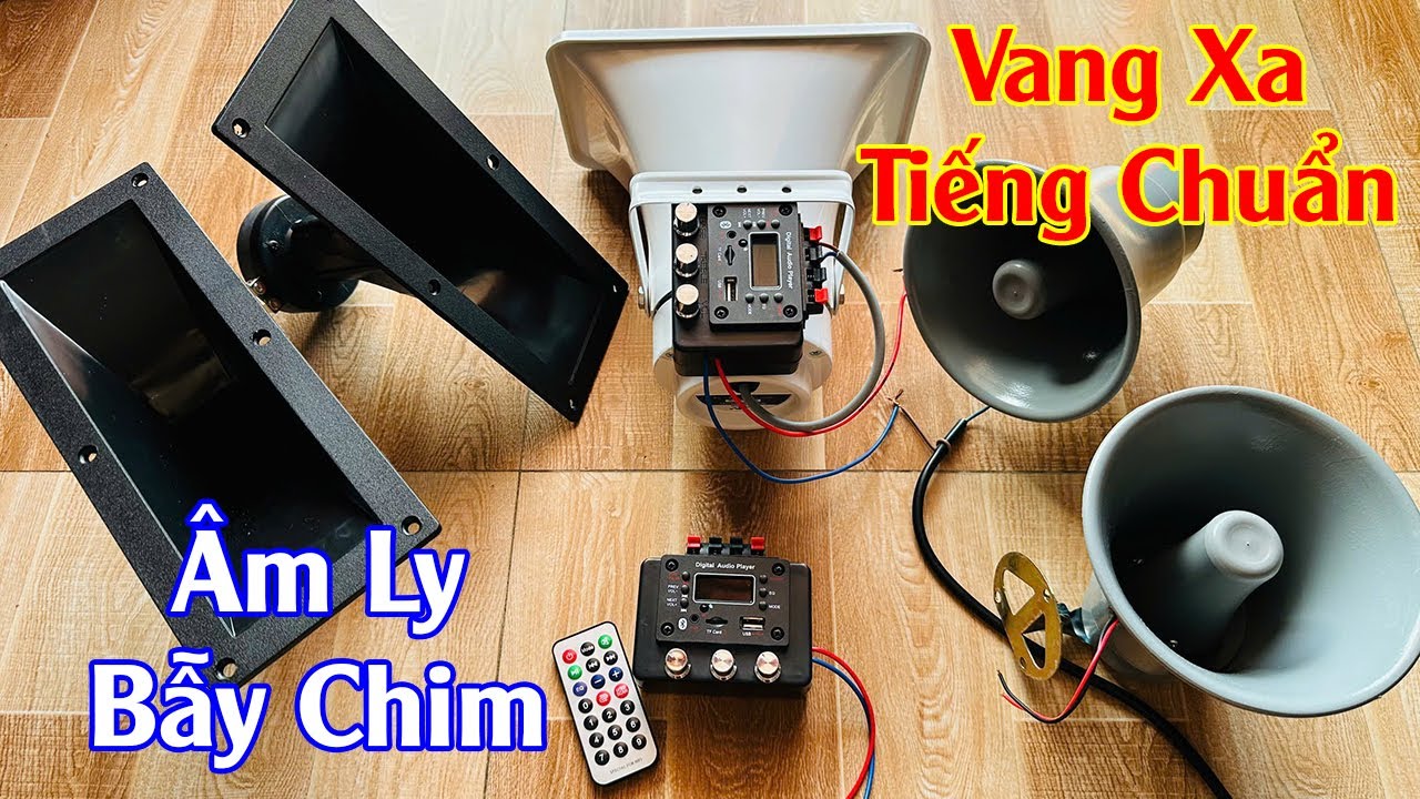 Amply bẫy chim , phụ kiện bẫy chim kinh tế | Loa TOA, Loa phóng, Loa kèn và Máy Đánh chim đêm giá rẻ