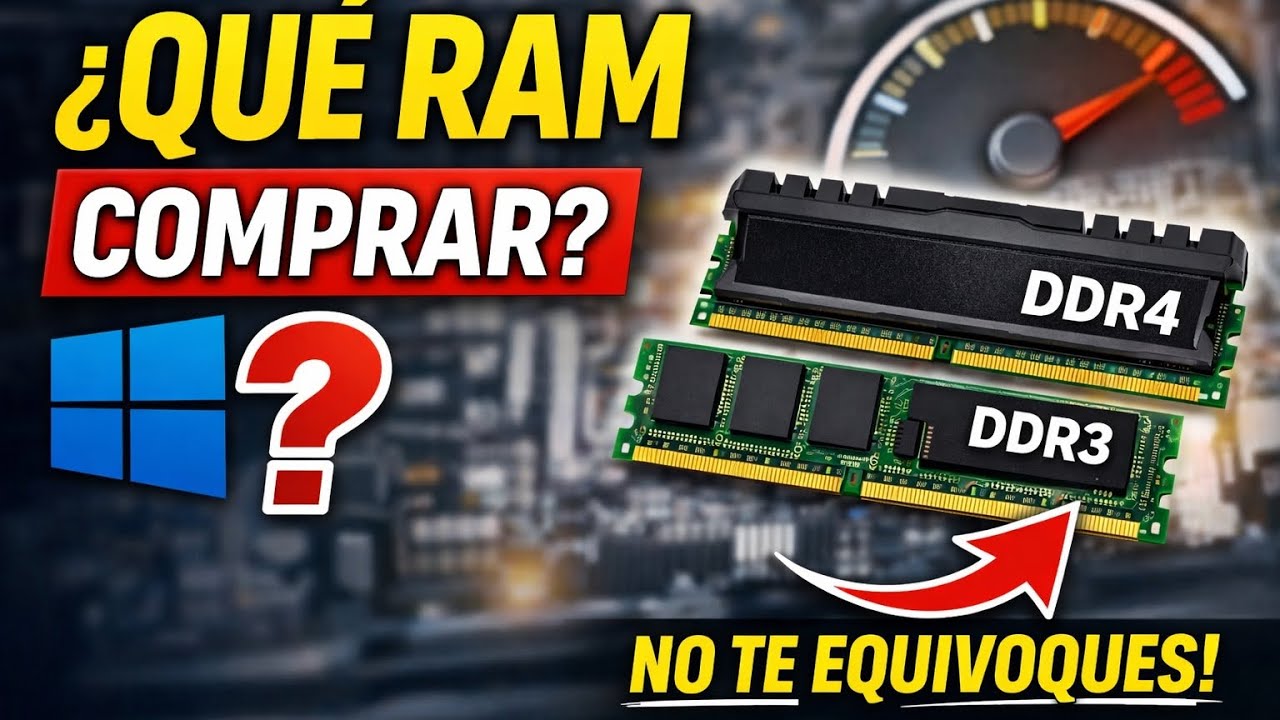 Cómo Saber Qué Memoria RAM Comprar en Windows (NO Te Equivoques)