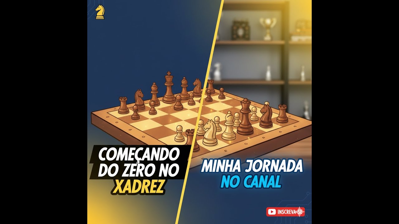 Começando do Zero no Xadrez | Minha Jornada no Canal