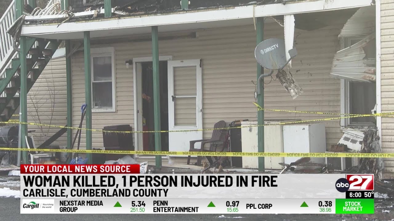 Woman killed, 1 person injured in Cumberland County fire