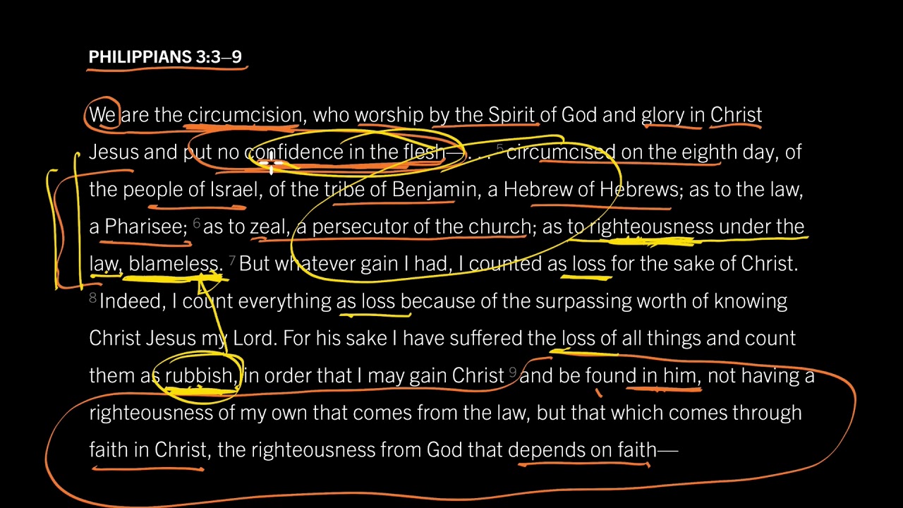 The Garbage We Bring to God: Philippians 3:8–9, Part 1