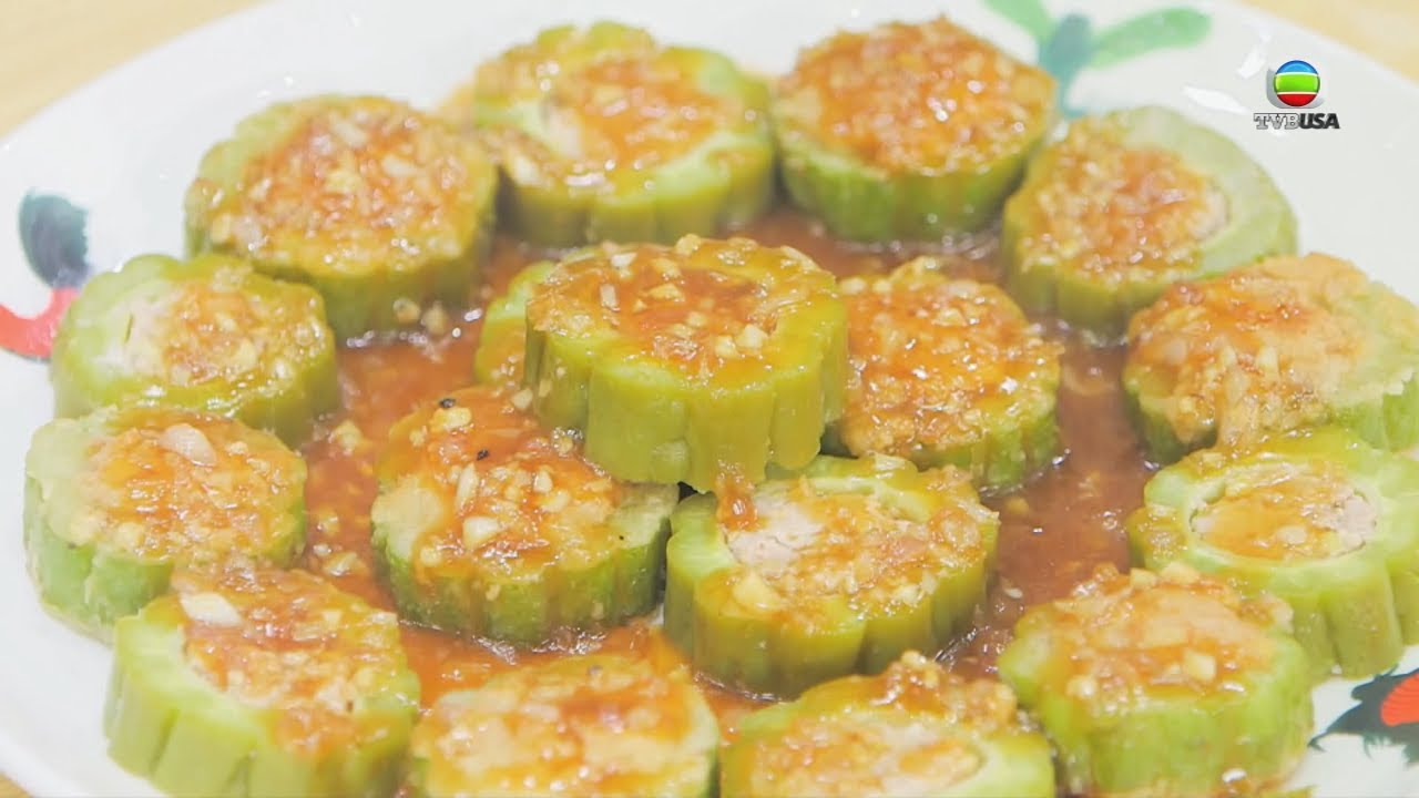 阿爺廚房 |  蒸煎釀苦瓜  雙重口感