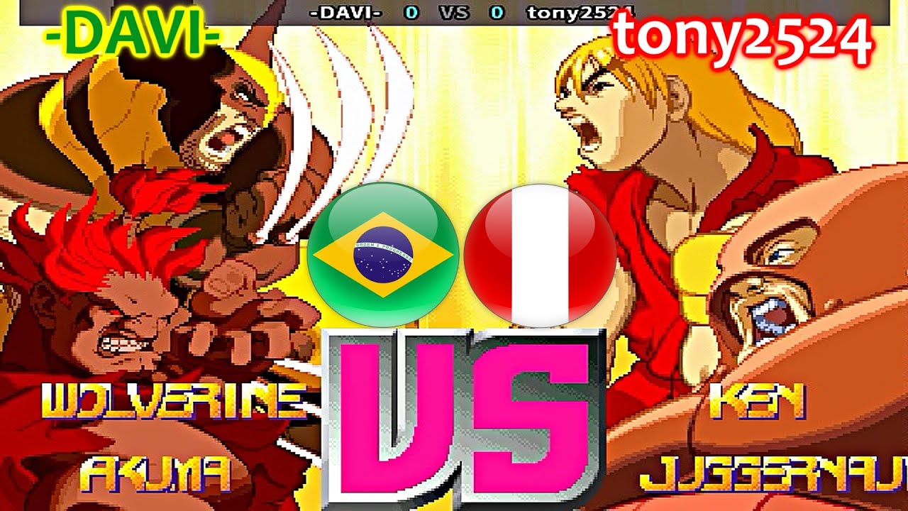 X-Men Vs. Street Fighter - -DAVI- vs tony2524