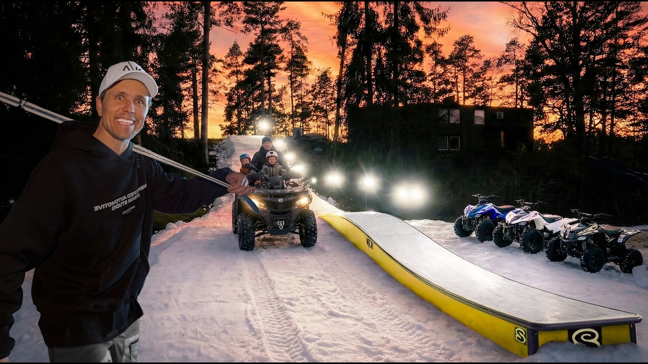 A LIFELONG DREAM: BUILDING MY OWN SKI PARK AT HOME! | VLOG 1128