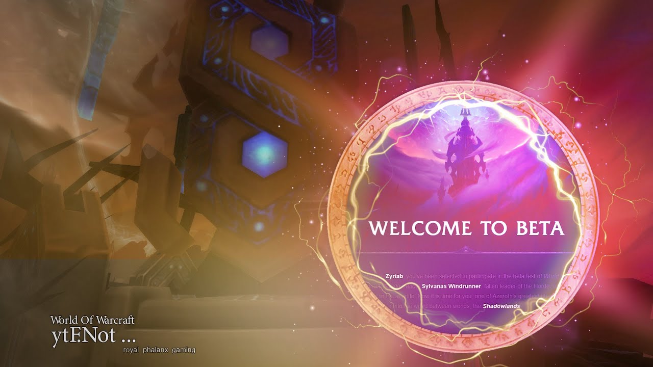 Shadowlands Beta! I finally got an invite + Shadowlands starting quest