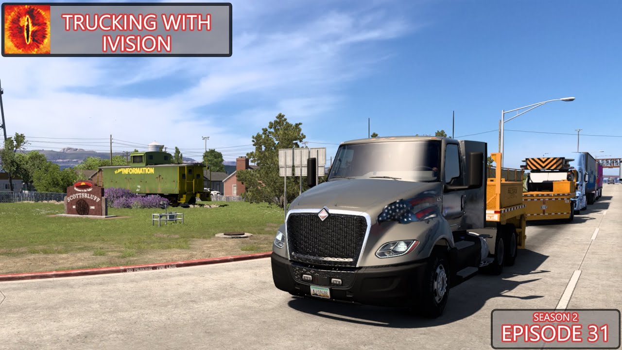American Truck Simulator - Last City To Deliver To In Nebraska.  Scottsbluff! - S02E31