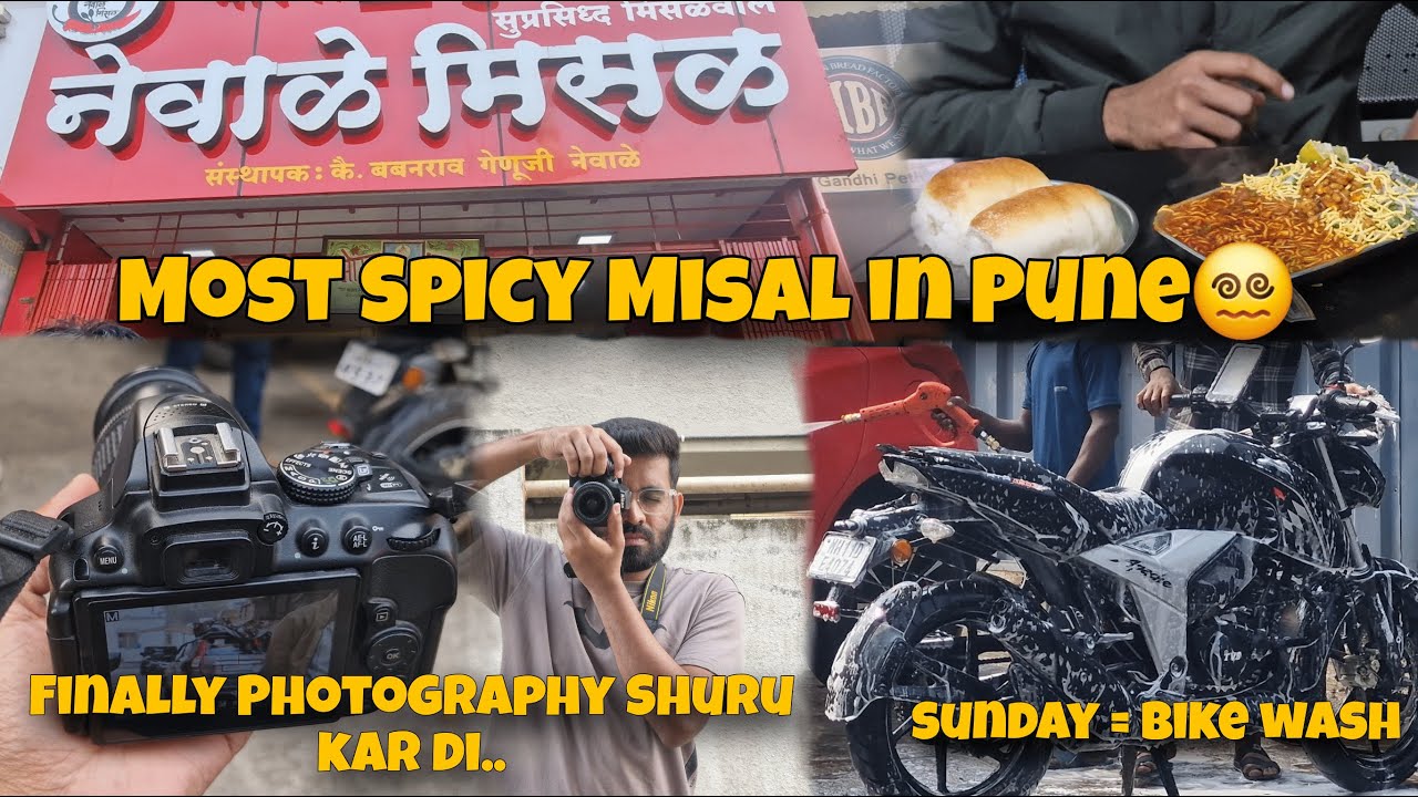 Newale Misal - try केली पुण्यातील सर्वात तिखट मिसळ | Best Misal in Pune? MOST SPICY MISAL PUNE