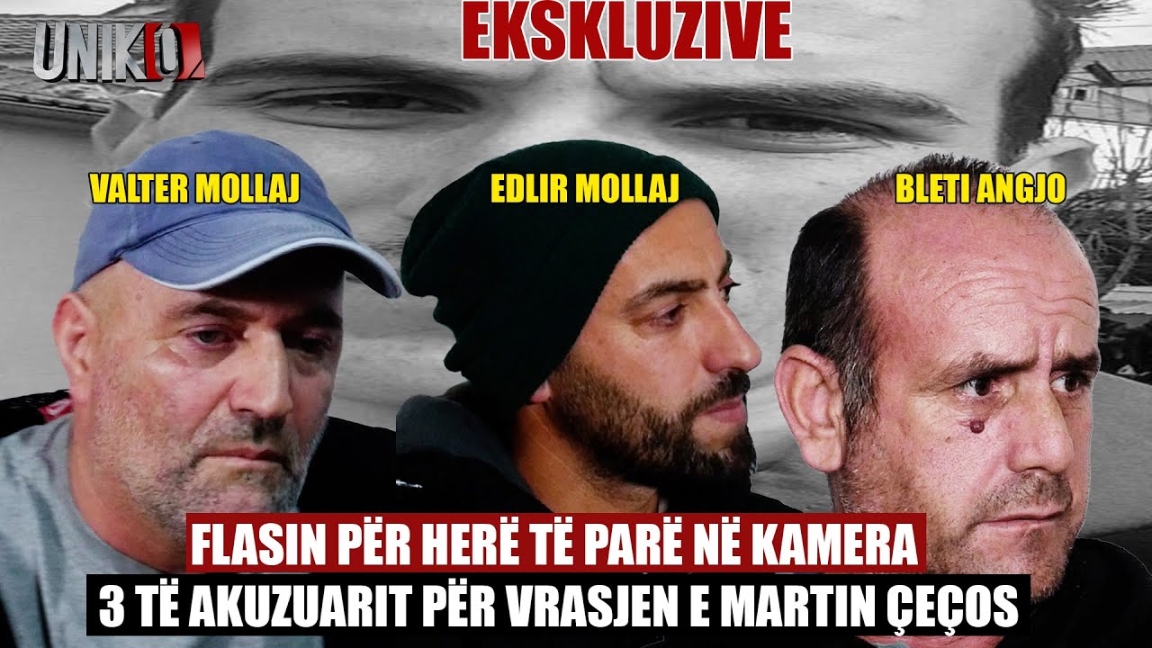 Uniko - Ekskluzive / Flasin për herë të parë në kamera 3 të akuzuarit për vrasjen e Martin Çeços