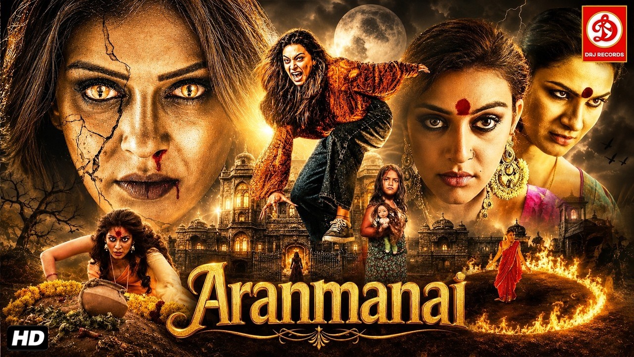 Hansika Motwani, Raai Laxmi | Aranmanai (4k) New Hindi Dubbed Movie | South Indian Horror Movie 2026