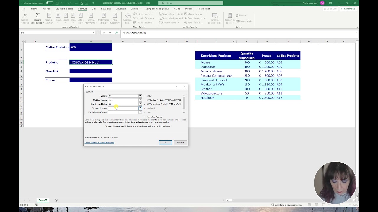 EXCEL Cerca.X