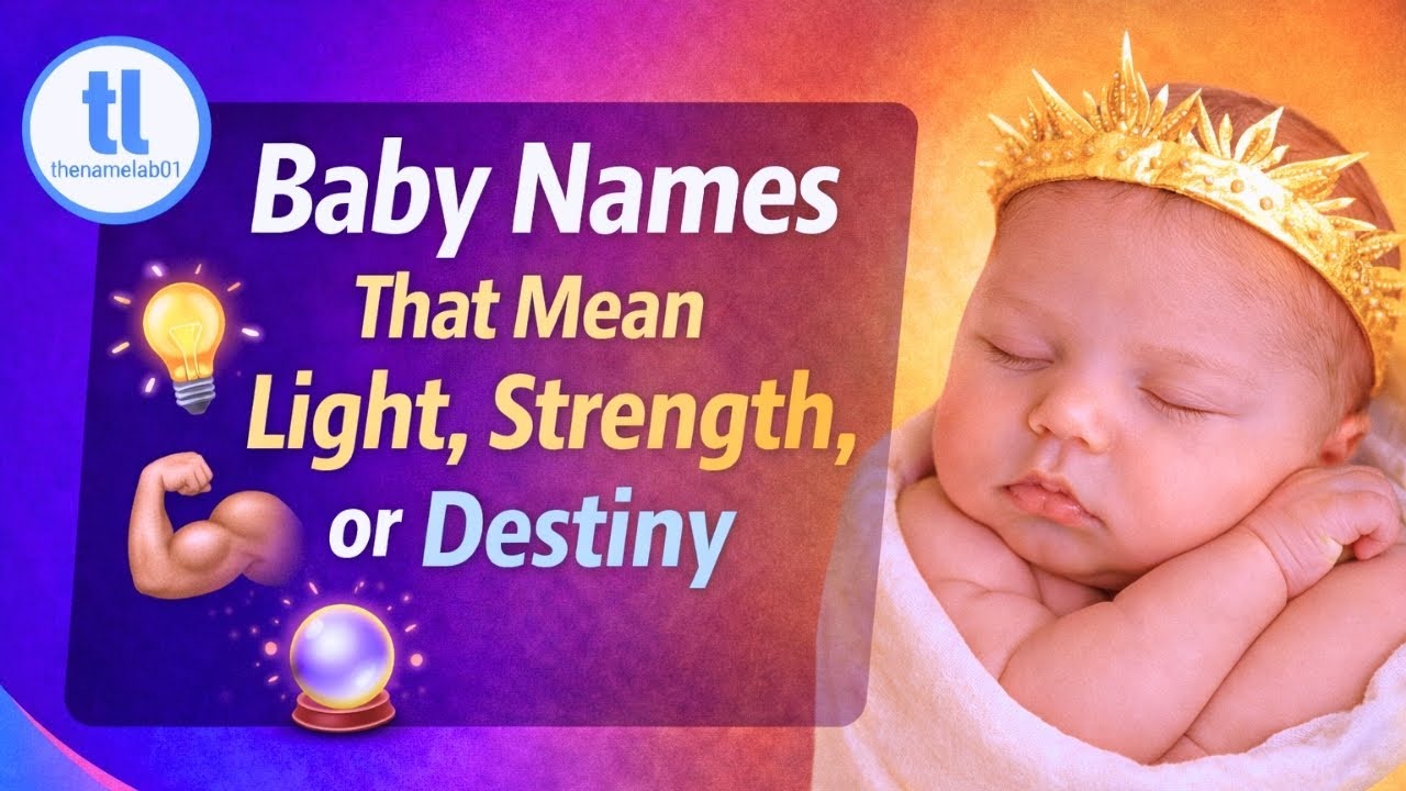 Baby Names That Mean Light, Strength, or Destiny”