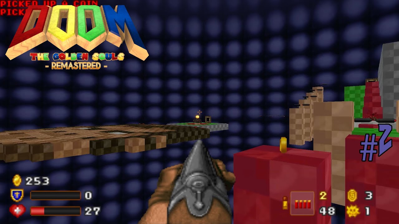 Doom with Golden Souls Remastered.Map 03(Secret Level)