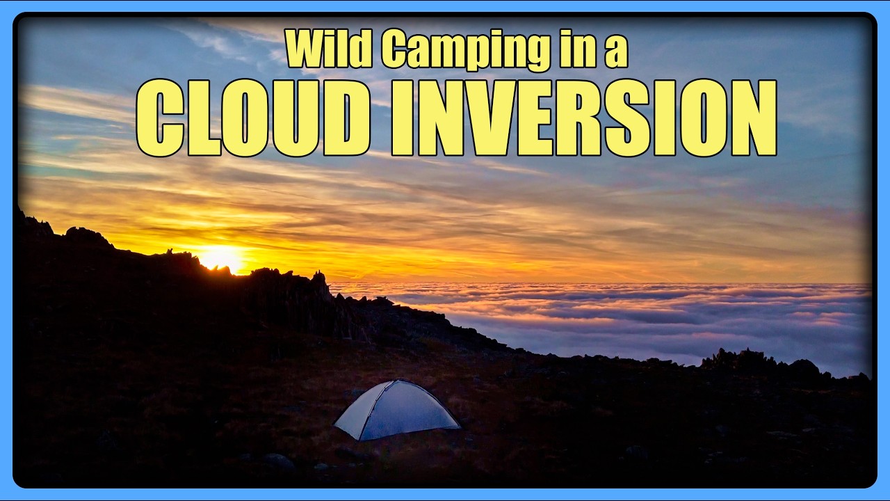 ☁️ SLEEPING ABOVE THE CLOUDS ☁️ Wild Camping in a Cloud Inversion | Snowdonia