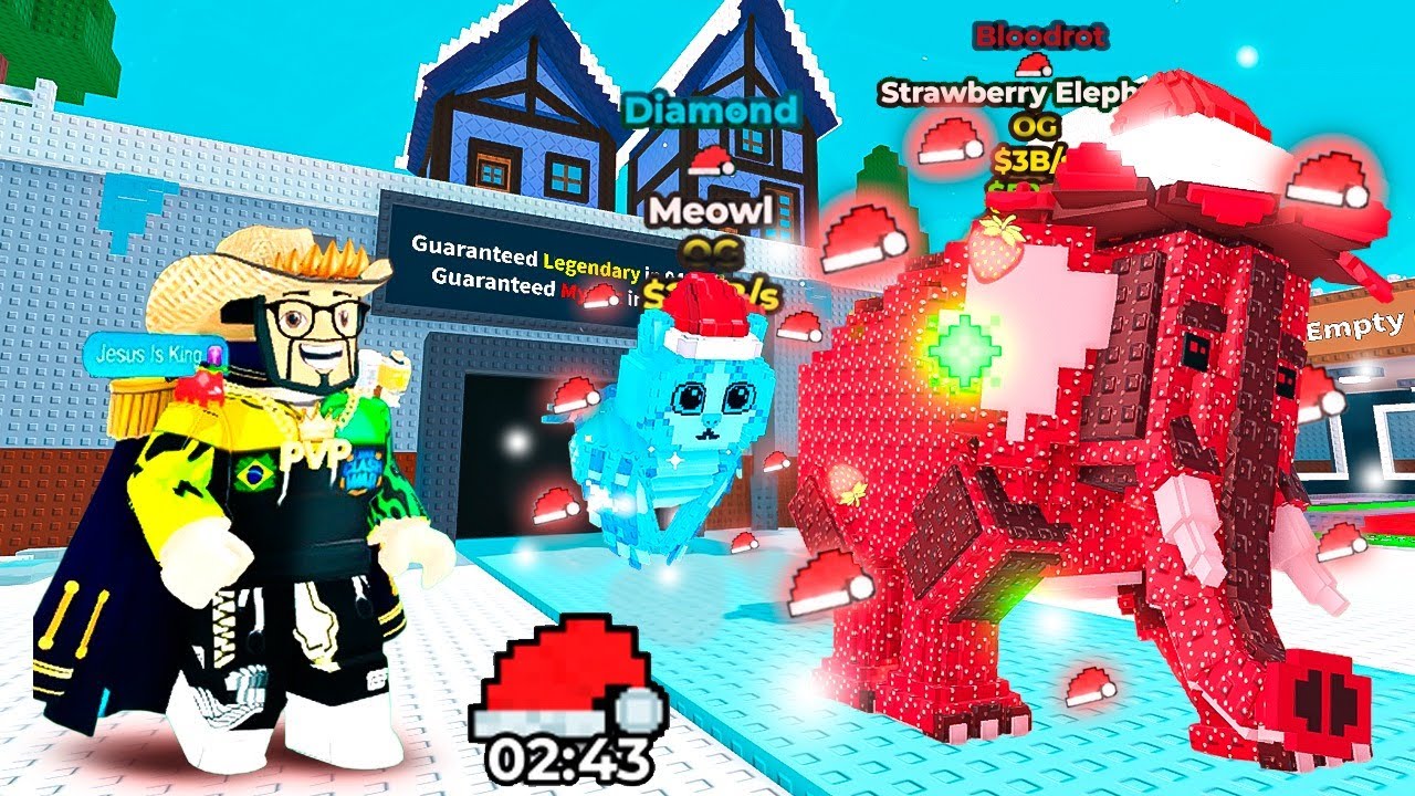 FIZ O IMPOSSÍVEL no ROUBE UM BRAINROT… PETS OG com o NOVO ENCANTAMENTO NATALINO! 😱🎄🔥