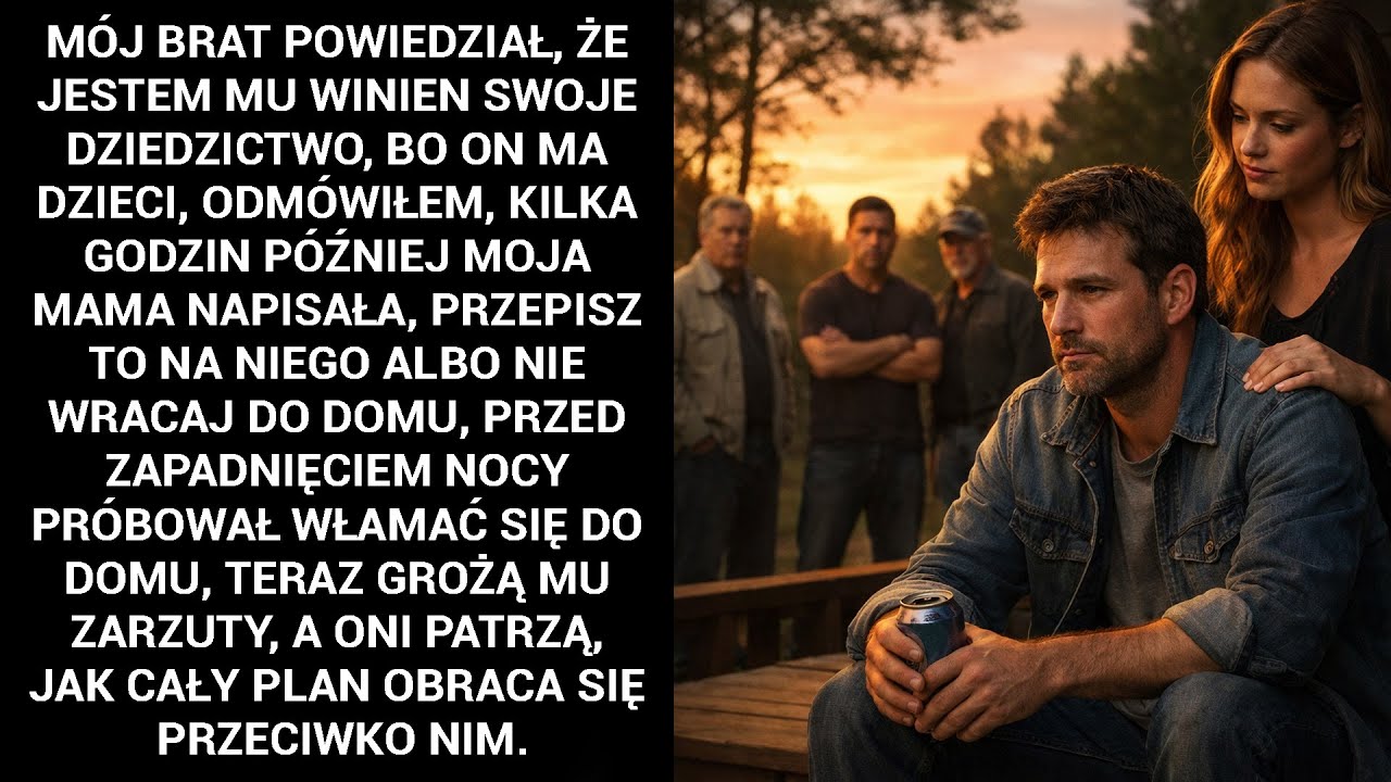 Mój Brat Powiedział, Że Jestem Mu Winien Swoje Dziedzictwo, Bo On Ma Dzieci, Odmówiłem, Kilka...