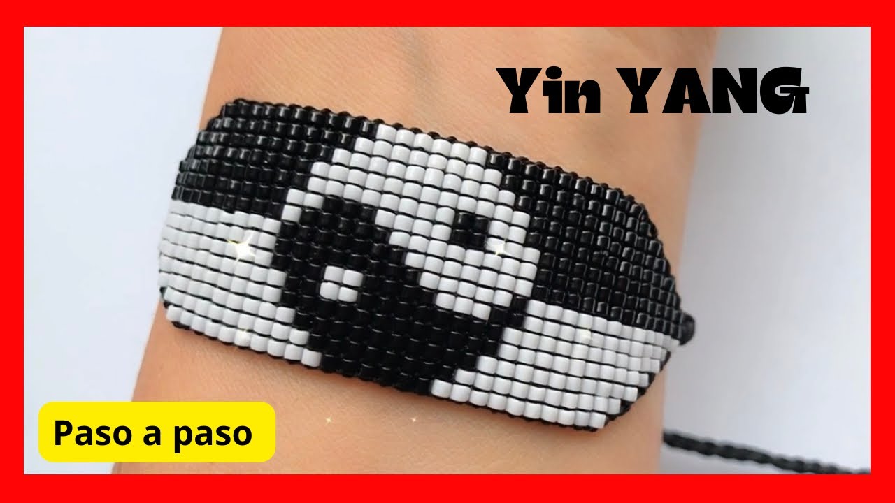 COMO HACER PULSERA MANILLA YIN YANG FÁCIL PASO A PASO DIY EASY BRAZALETE