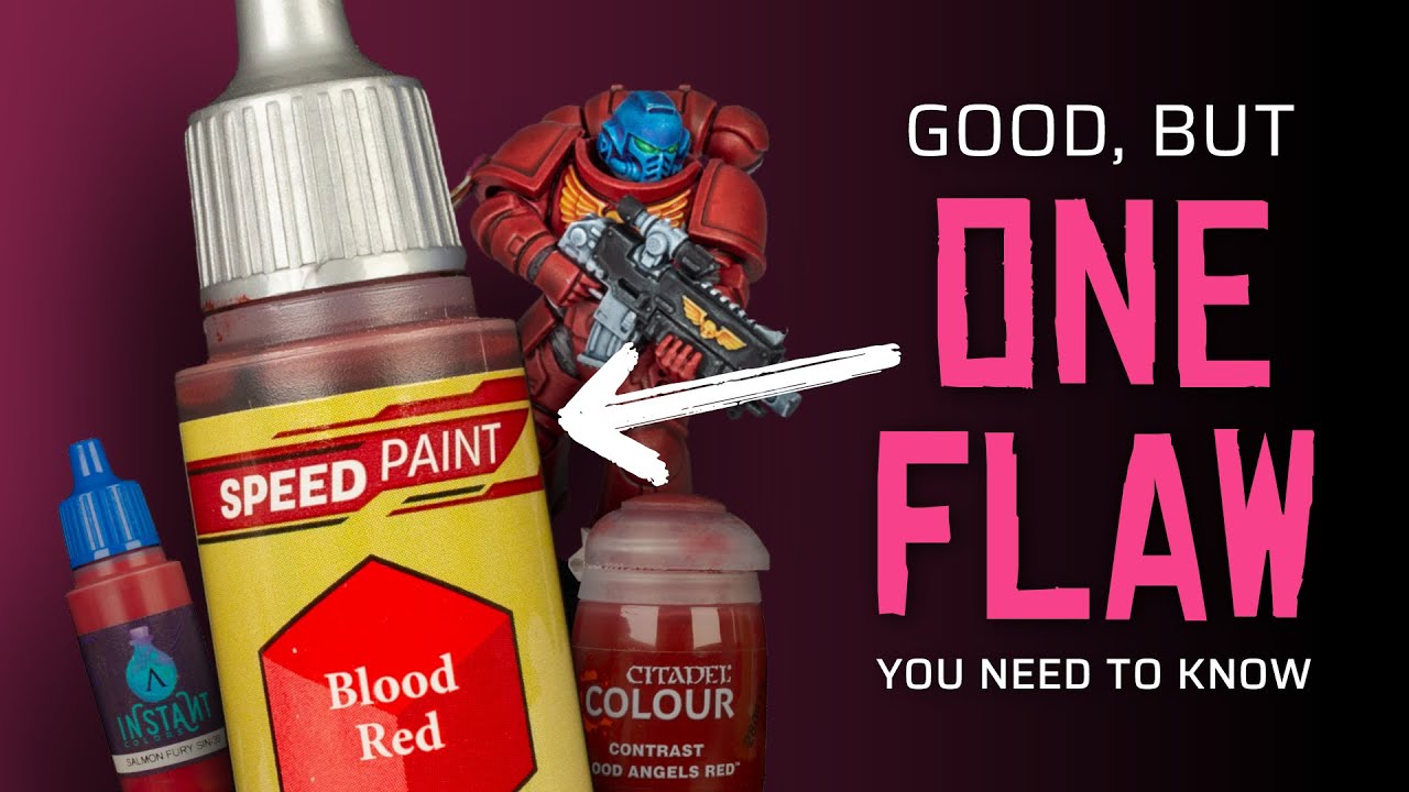 The Army Painter SPEEDPAINT 1.0 Review: One BIG issue compared to Citadel Contrast (Comparison)