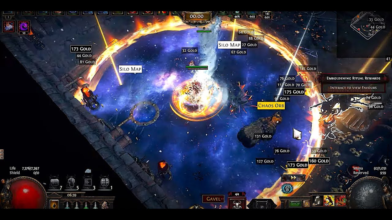 [ POE 3.25 ] RF Chieftain T16 Stacked Deck Farming with Divination Scarab of Cloister