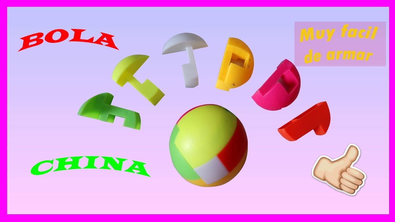 Como armar la bola china - muy f&aacute;cil