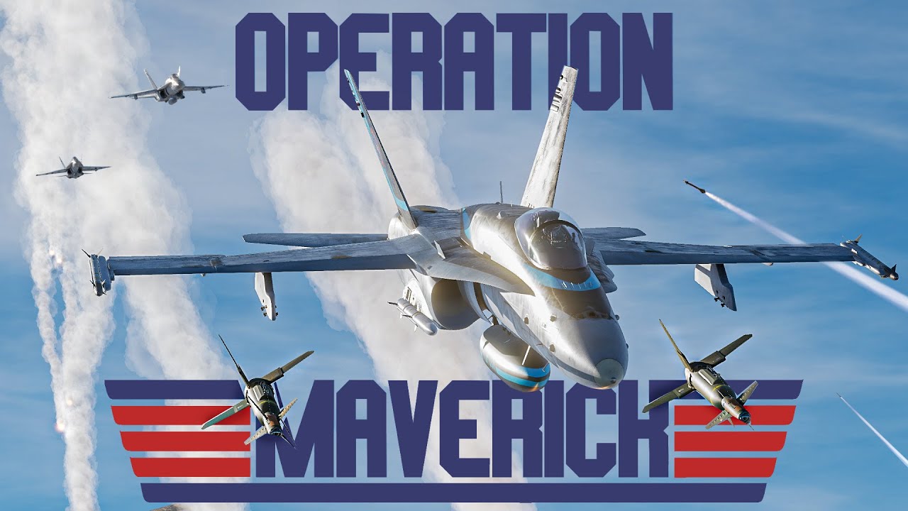 DCS World | Operation Maverick -  Top Gun recréé sur Simulateur + Concours Thrustmaster