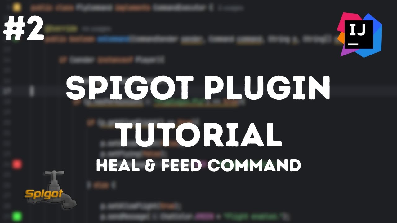 Coding a Minecraft Plugin [Heal & Feed]! EP2