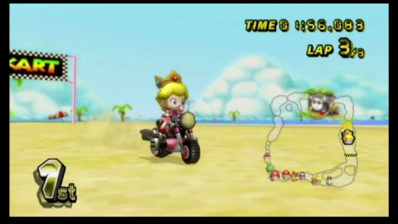 150 cc Banana Cup itemless MKWII