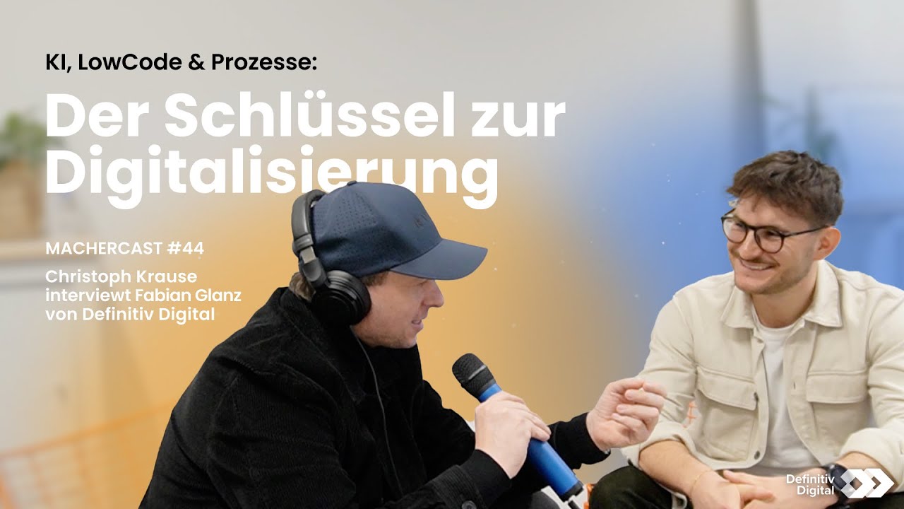 Der Schlüssel zur Digitalisierung im Handwerk - KI, LowCode und Prozesse