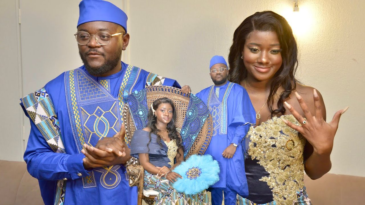 Rouen : Fiançaille de MERVEILLE & JONATHAN ( Congolaise Wedding ) By ARLEY SAMBA