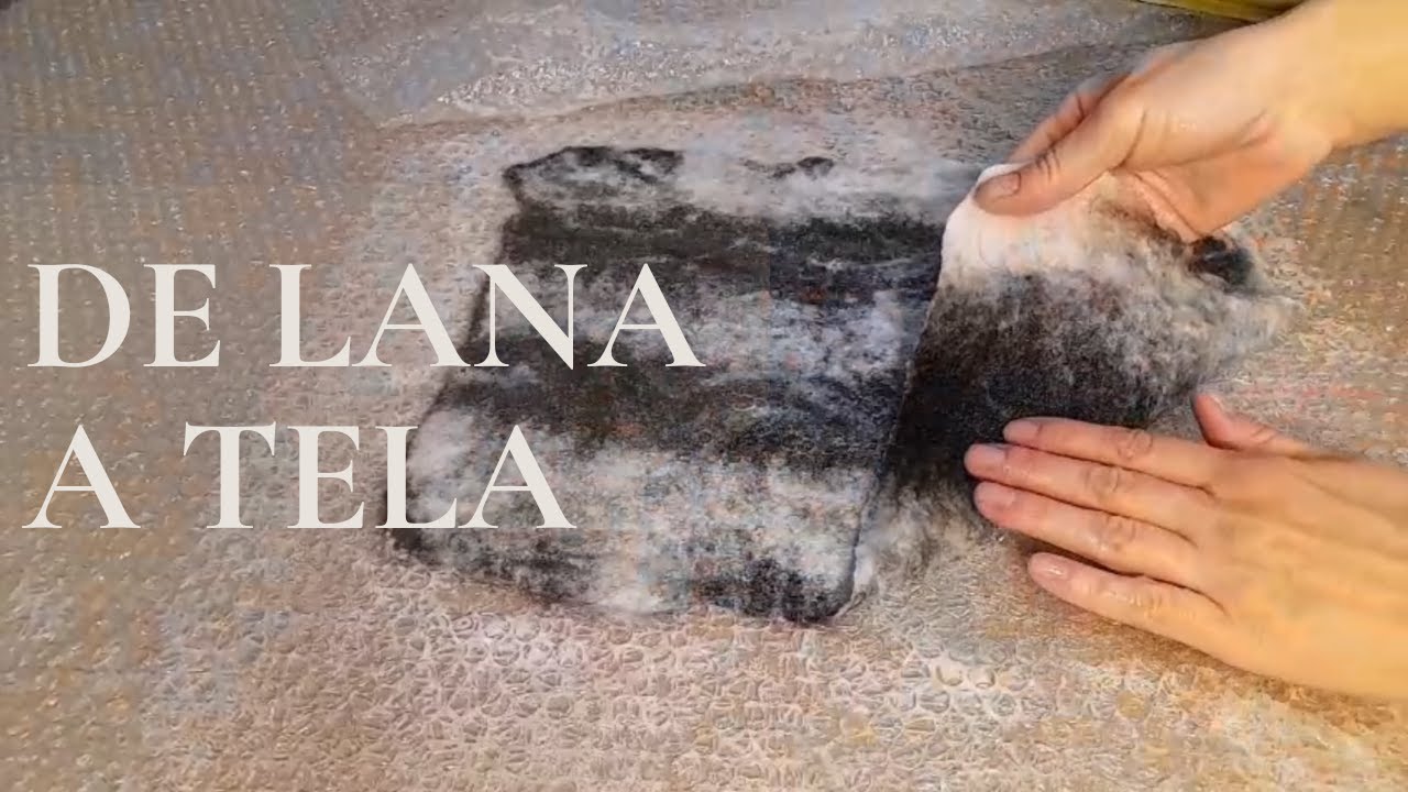 Fieltro Húmedo Básico: De Lana Suelta a Tela Hecha a Mano (Paso a Paso)