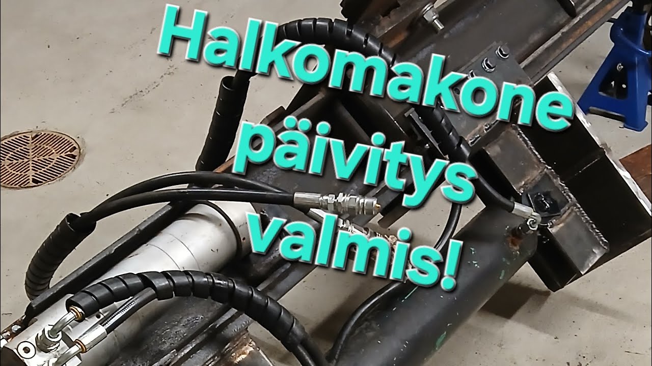 Halkomakoneen päivitys! 12 palaan halkaiseva terä.