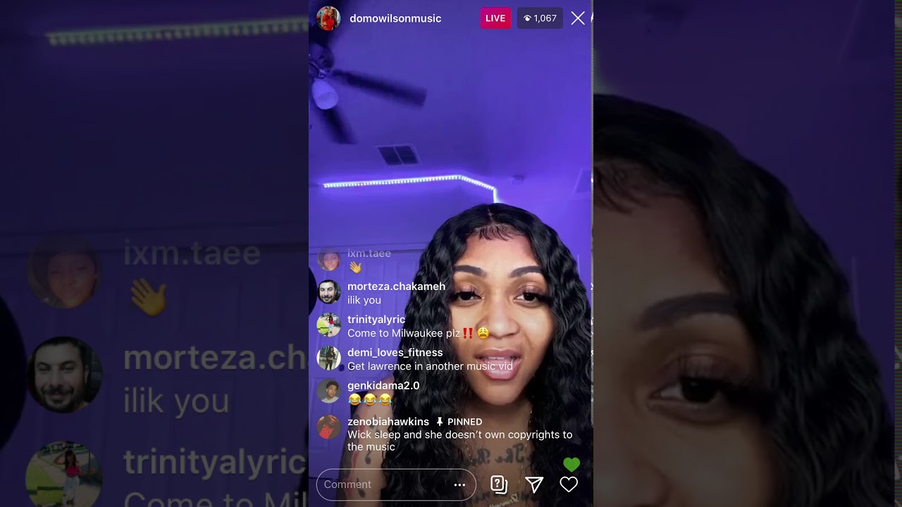 Domo Wilson Live On Ig  6/21/20