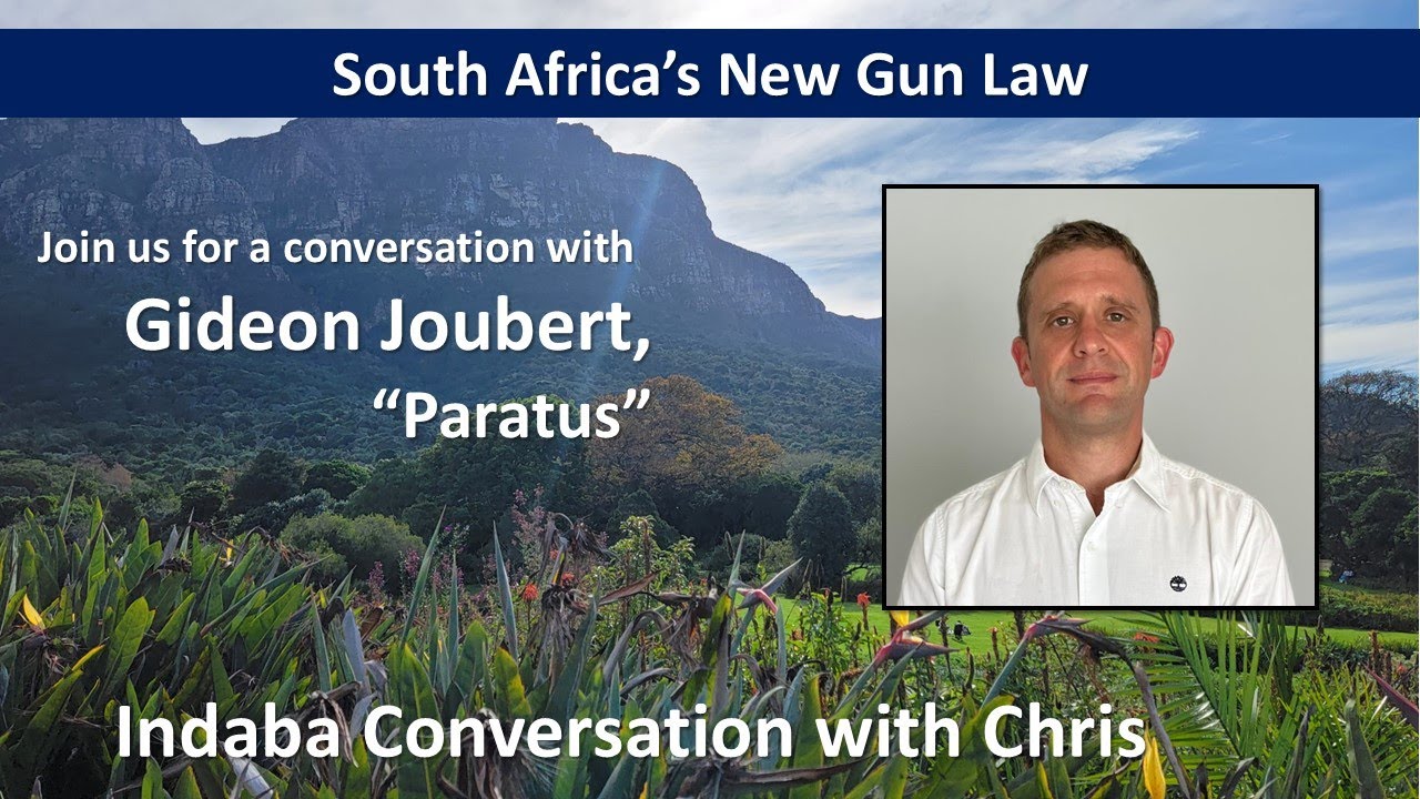 South Africa's New Gun Law: Disarming Law Abiding Citizens | Indaba Conversation with Gideon Joubert
