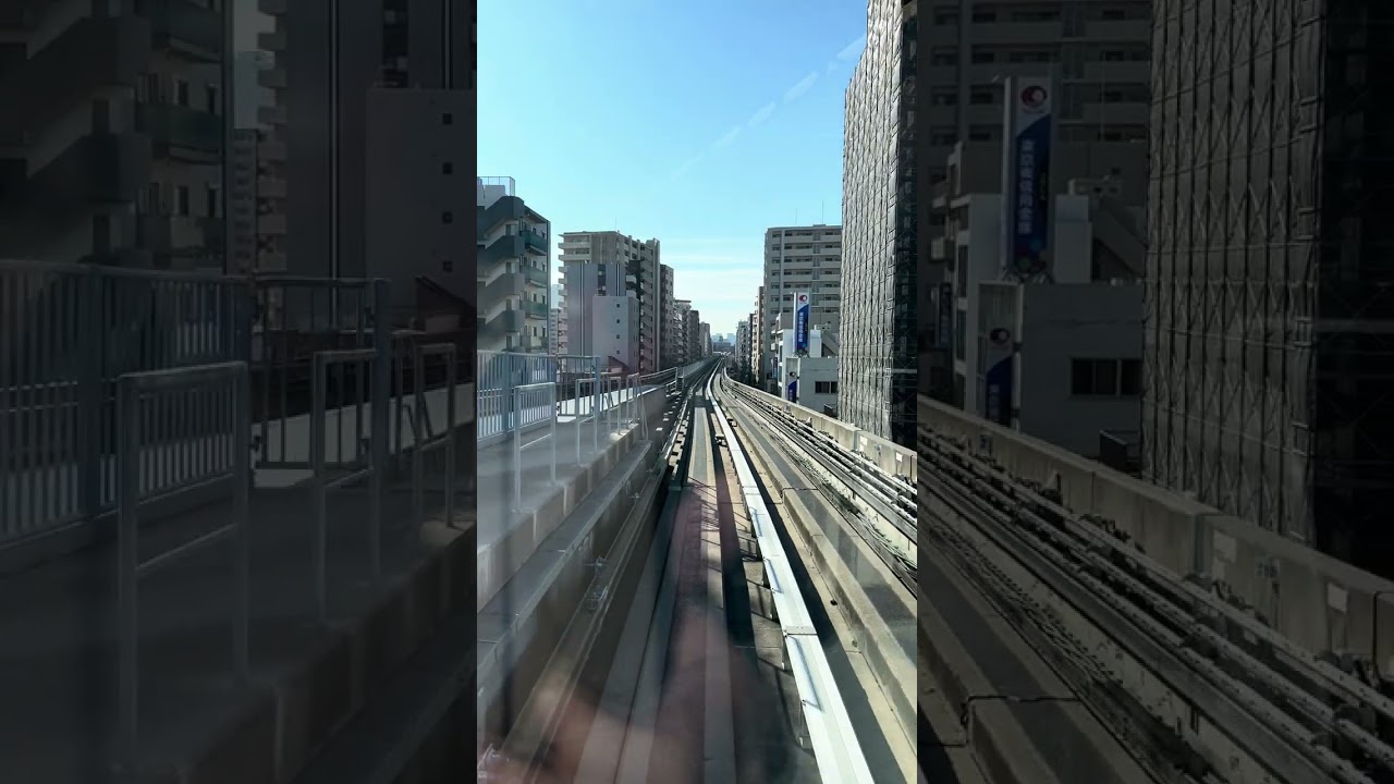 日暮里舎人ライナーからの景色