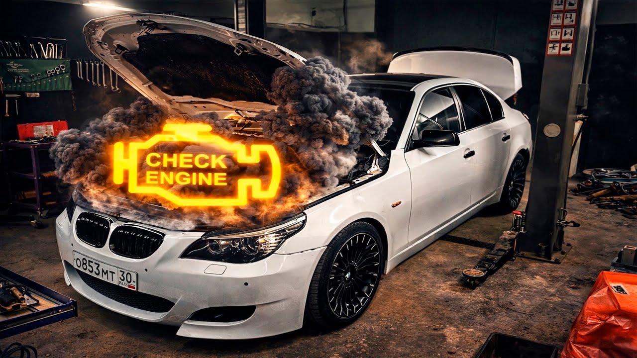 ВСТРЯЛ НА МОТОР?!  ВОССТАНОВЛЕНИЕ BMW M5 E60