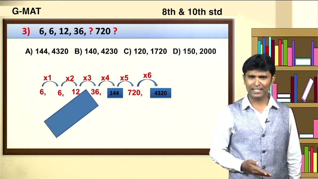 NTSE NMMS GMAT video5 number series