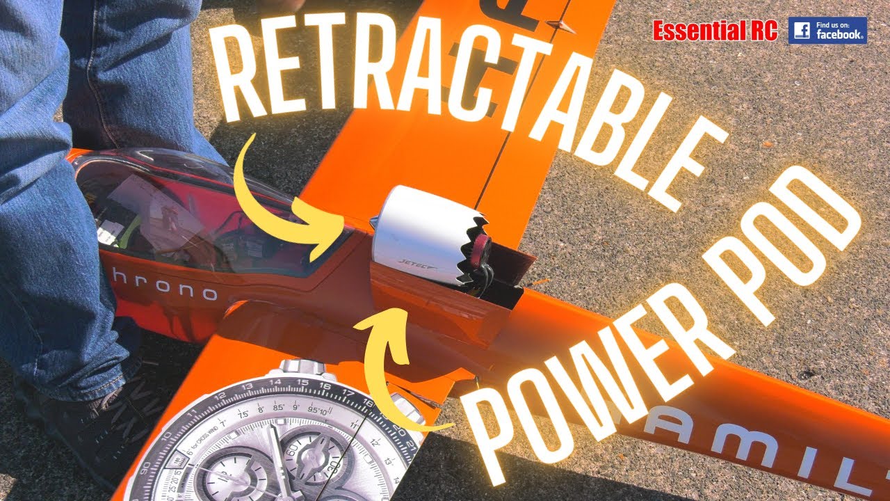 FW Models LIBELLE Electric Ducted Fan (EDF) powered Glider | Retractable Jetec E-80 8S Power Pod