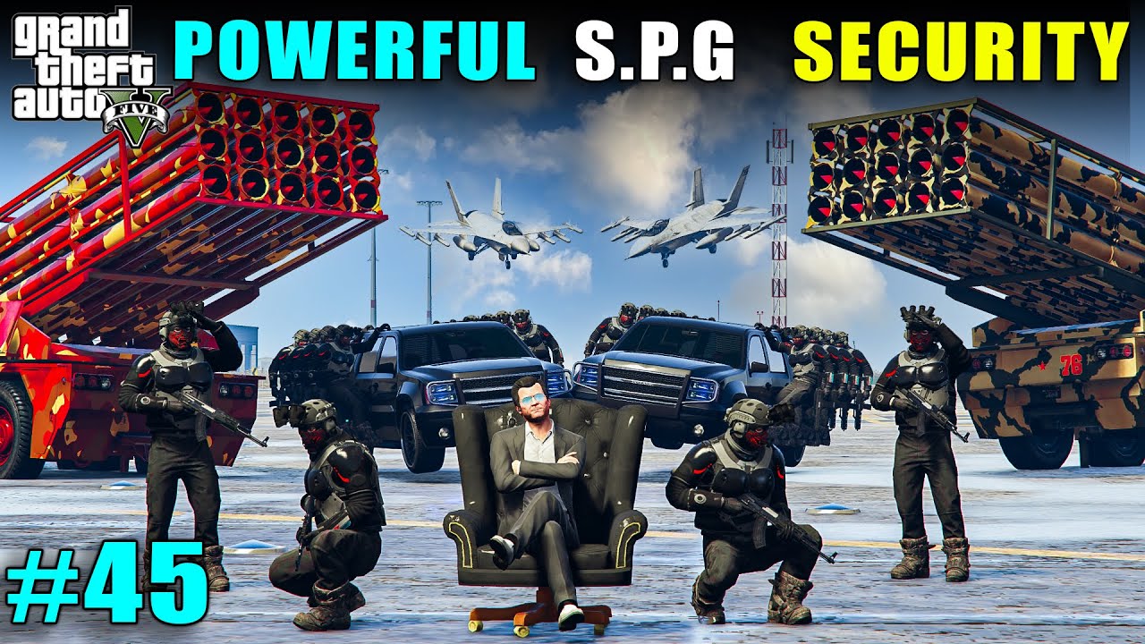 MOST POWERFUL S.P.G SECURITY FOR MICHAEL | GTA V GAMEPLAY | CLASSY ANKIT